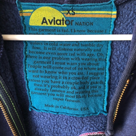 Aviator Nation X Soulcycle collab hoodie - Picture 3 of 3